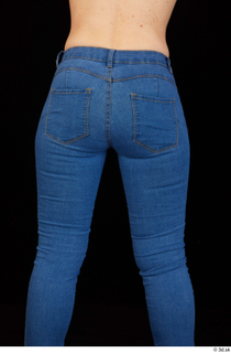 Rania blue jeans casual dressed hips thigh 0005.jpg